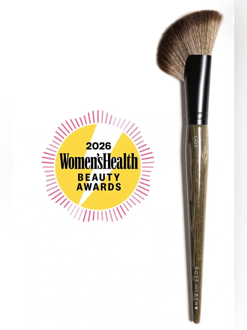 Rose and Ben Beauty C40.5 Bronzer Brush - Brand new in original packaging